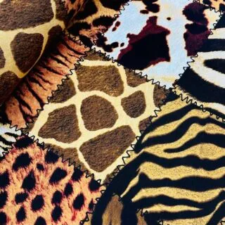 Tela Animal print Patch